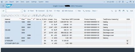 SAP MB52 Strategic Inventory Management InsightZAP