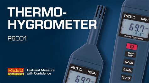 Reed R Thermo Hygrometer Youtube