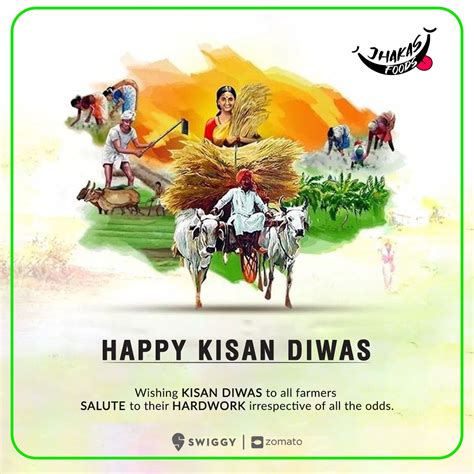 Farmers Day Kisan Diwas Creative Ads Farmers Day Photo Posters Farmer