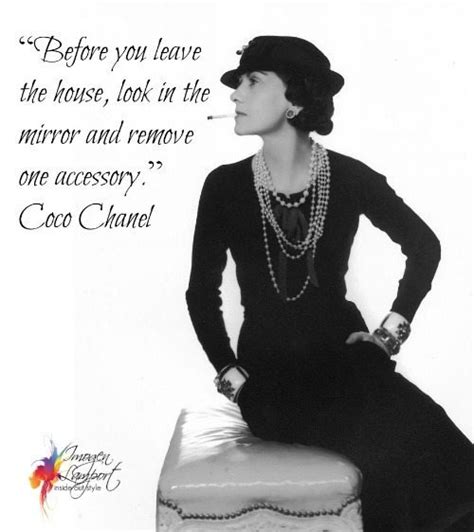 Coco Chanel Quotes About Accessories. QuotesGram