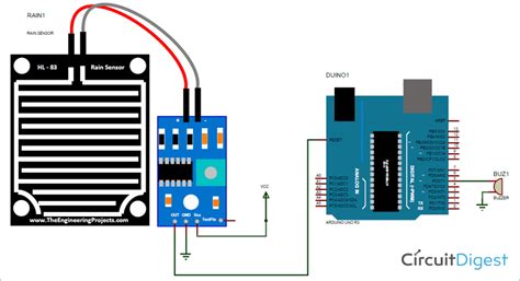 Rain Sensor Module Circuit