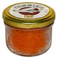 Original Tobiko Fliegender Fisch Rogen orange 90 gr GOURMET Marché