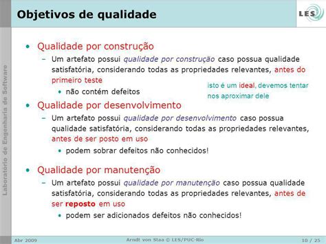 Engenharia De Software Fidedigno Arndt Von Staa Departamento De