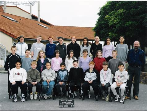 Photo de classe 61 2002 2003 de 2002 Collège Du Bois D aulne