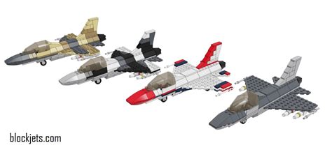 Making Mini And Large Lego Fighter Jets Custom Sets Rlego