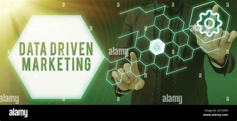 Conceptual Display Data Driven Marketing Concept Meaning Strategy