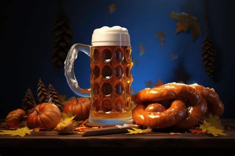 Premium AI Image | Beer that is consumed during Oktoberfest