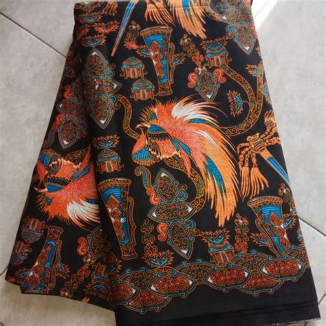 Jual Emrl Kain Batik Papua Batik Printing Motif Papua Burung