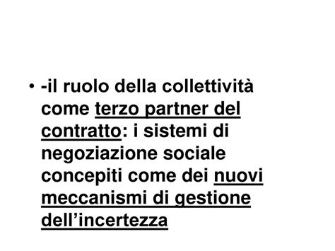 Cap 8 PER UNA POLITICA DEL LAVORO Ppt Scaricare