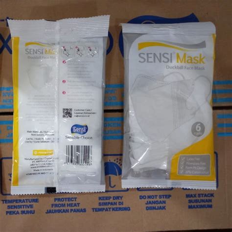 Jual Masker Sensi Duckbill Sachet Isi Jakarta Barat Berkah Utama