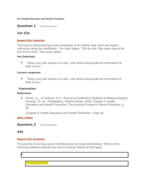 Ch 3 Health Education and Health Promotion - Ch 3 Health Education and