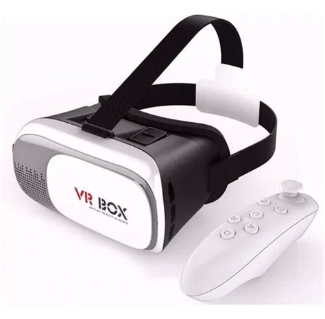 Vr Box Oculos Realidade Virtual Cardboard 3d Rift Controle Cor Branco