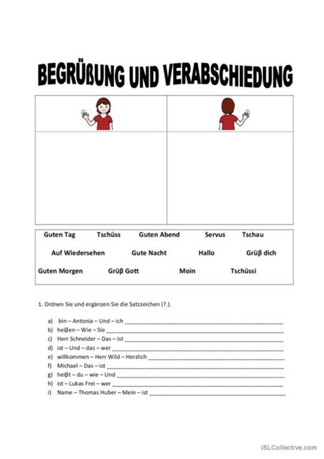 Begr Ung Deutsch Daf Arbeitsbl Tter Pdf Doc