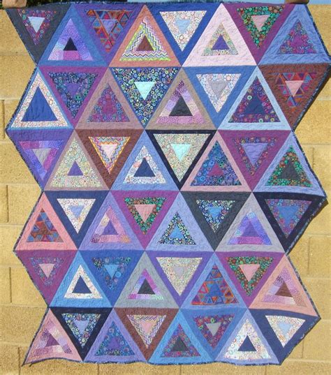 Ta Da Triangle Log Cabin In Log Cabin Quilt Pattern