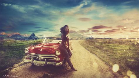 Girl Car 4k Wallpapers - Wallpaper Cave