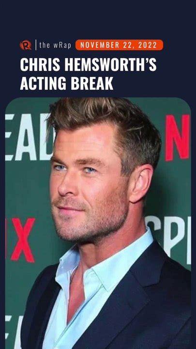 Chris Hemsworth To Take Break From Acting After Discovering Risk Of Alzheimers Video Dailymotion