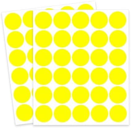 Amazon Yeachlaing 1 Round Colored Dot Stickers Labels 660 Pack