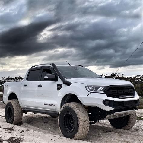 Ford Ranger Angled Rock Sliders Side Steps Phat Bars