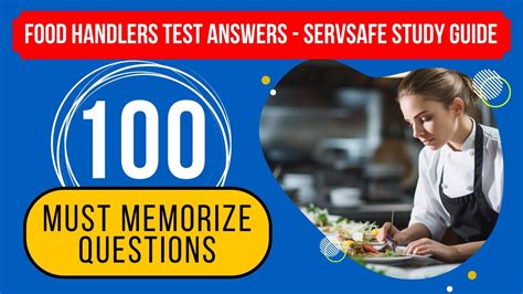 Food Handlers Test Answers ServSafe Practice Exam Study Guide 100