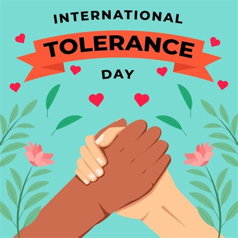 Premium Vector | International day for tolerance illustration