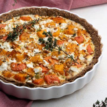 Koolhydraatarme Quiche Met Pompoen En Geitenkaas Lowcarbchef Nl