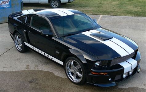 Black And White Mustang Black Mustang Mustang Mustang Cars