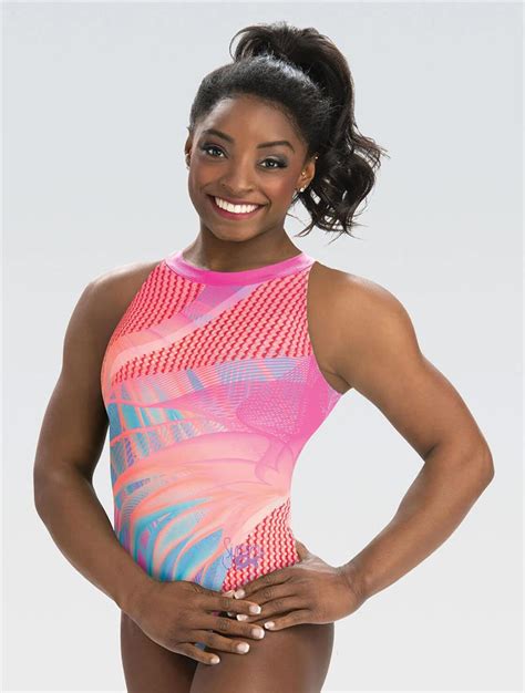 E4111 Berry Feather Simone Biles Gymnastics Leotard GK