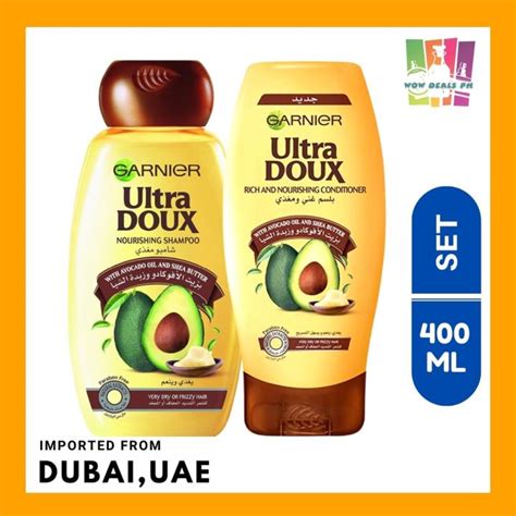 Garnier Ultra Doux Avocado Oi Shea Butter Set Shampoo Conditioner