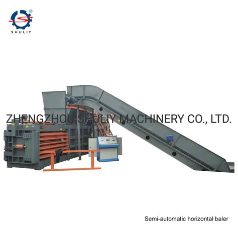 Hydraulic Horizontal Automatic Cardboard Waste Paper Compactor Baler