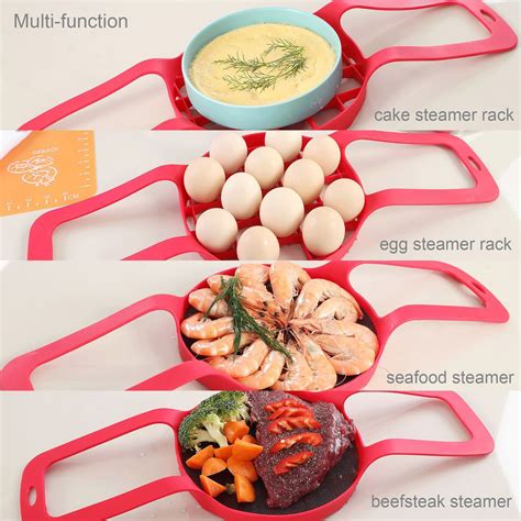 Electric Pressure Cooker Egg Cooker Silicone Steamer Sling Air Fryer Trays For Full Size Oven