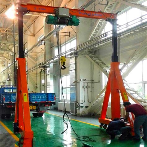 Workshop Engine Lift Frame Electric Portable Mini Small Gantry Crane