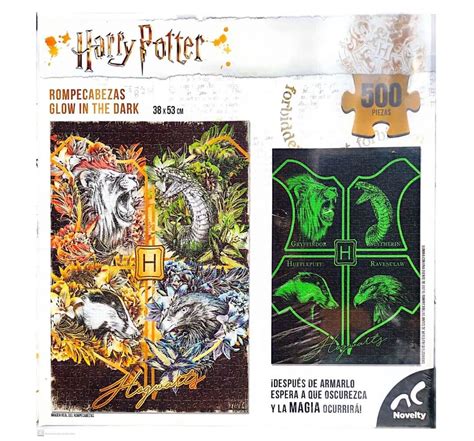 Rompecabezas Harry Potter Escudo Glow In The Dark Pzs