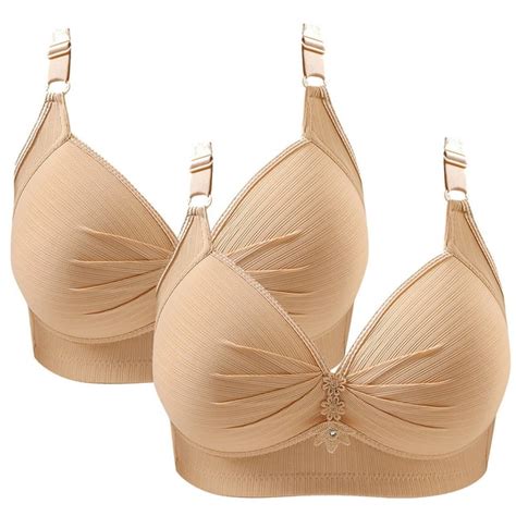 Mallwal Women S T Shirt Bra Back Smoothing Bra Feature V Neck Training Bra Style W 247 Beige 4xl