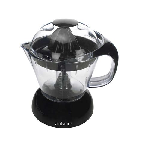 Electric lemon squeezer with jug, 40W, black - behomestores.com