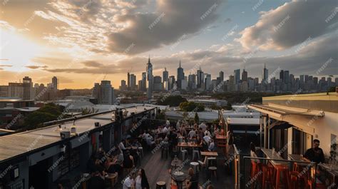 Premium Photo | A Photo of Skyline with Magnificent Rooftop Bars and ...