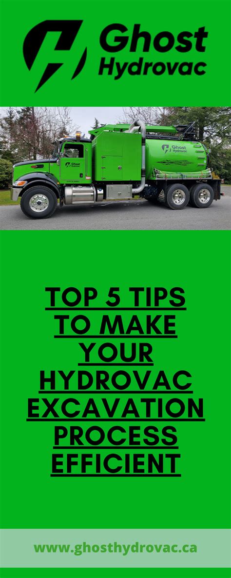 TOP 5 TIPS TO MAKE YOUR HYDROVAC EXCAVATION PROCESS EFFICIENT