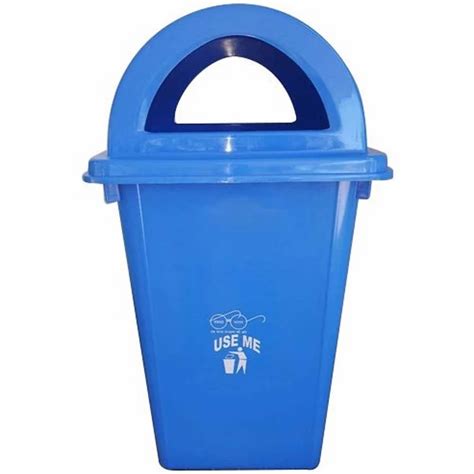 Blue Hdpe Liter Plastic Dustbin For Outdoor Size Feet At Rs