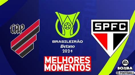 Athlético PR x São Paulo MELHORES MOMENTOS 03 07 2024 BRASILEIRÃO