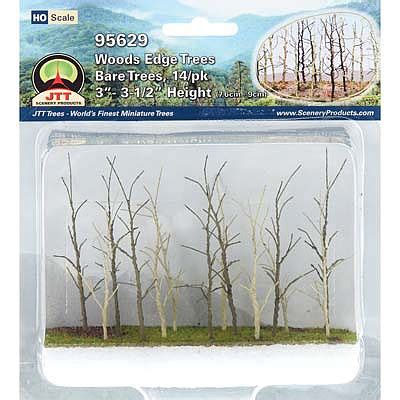 JTT Bare Woods Edge Tree 3 3 5 14 HO Scale Model Railroad Scenery