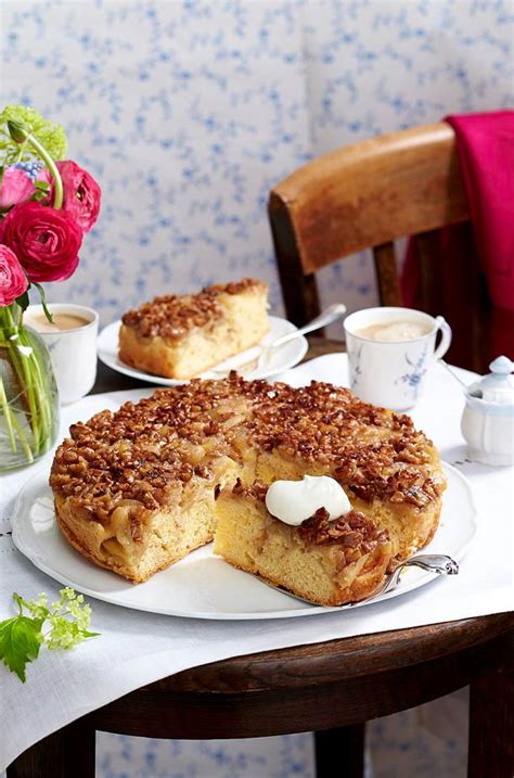 Apfelkuchen Mit Walnuss Karamell Haube Tarte Tatin Rezept LECKER