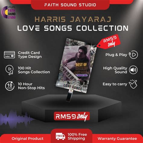 TAMIL SONGS - Harris Jayaraj Love Songs Tamil USB | Lazada