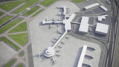 Cleveland Hopkins International Airport - CLE 3D Model $299