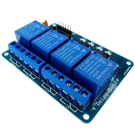 Módulo De Relé De 4 Canales Dc 12 V Para Arduino Arm Avr Dsp Pic Msp Ac