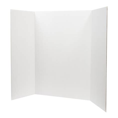 Office Works Large Tri Fold Presentation Board 36 X 48 Inches