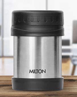 Milton Thermosteel Soup Flask 350ml Silver Velan Store