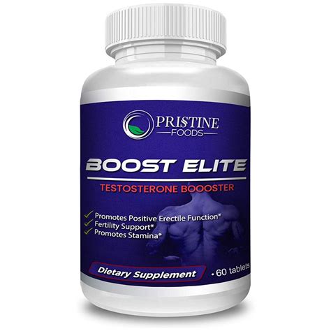 Pristine Foods Boost Elite Testosterone Booster For Men Male