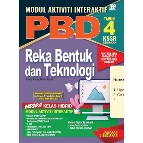 Buku Latihan Modul Aktiviti Interaktif Pbd Modul Bitara Dlp Kssr