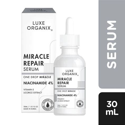 Luxe Organix Miracle Repair Serum Niacinamide 4 30ml Shopee Philippines