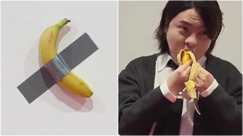 South Korean Art Student Eats Italian Artists Banana Artwork Calls It