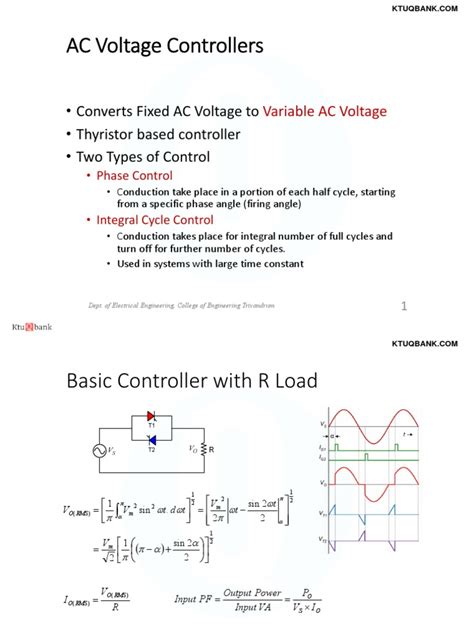 AC Controllers | PDF | Computer Engineering | Electric Power